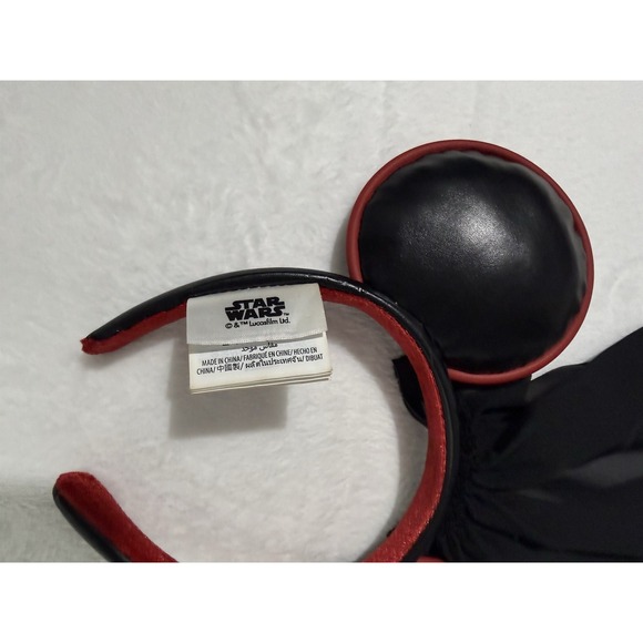 Disney Parks Star Wars DARTH VADER Minnie Mouse Ears Headband with Veil - Picture 4 of 5